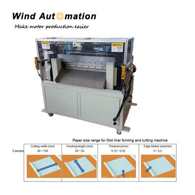 WIND-150-IF slot เครื่องกันหนาวเซลล์กันหนาว การสร้าง Stator กระดาษ Cuffing Creasing และตัด ผู้ผลิต