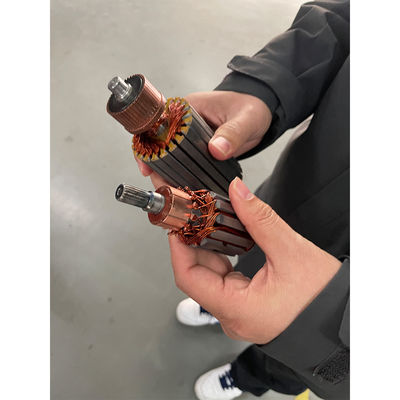 AWG16 ถึง AWG30 เครื่องปั่นอัดสายทองแดง PMDC Rotor Riser Commutator ผู้ผลิต