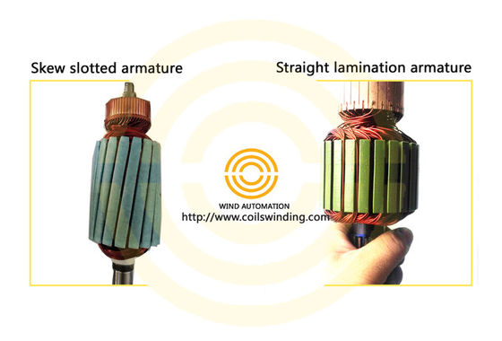 เครื่องปั่นอัดสายทองแดง PMDC Rotor Riser Commutator ผู้ผลิต