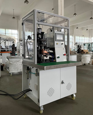BLDC Motor Stator Terminal Welding Fusing Hot Staking Machine เครื่องปั่นอากาศร้อน ผู้ผลิต