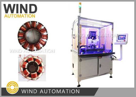 Inslot Outrunner Stator Winding Machine สี่แกน เซอร์โว นีดล์ วินเดอร์ 7kw Awg18 / Awg38 ผู้ผลิต