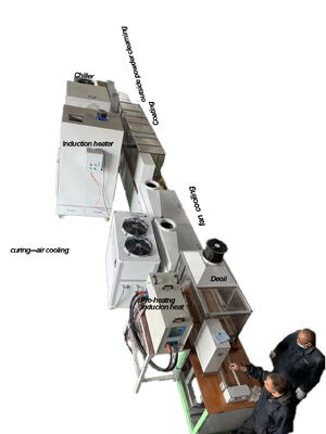 Fluidized Bed Powder Coating Machine For Skew Armature Stacks Encapsulation