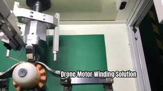 Drone Aerial Stator Flyer Winding Machine เครื่องบิน เครื่องบิน เฮลิคอปเตอร์ มอเตอร์ Outrunner